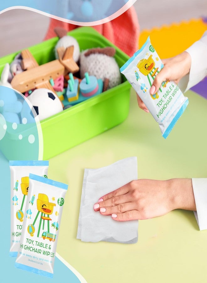 Swiffen 6 Pack 120 Counts Toy Table and Highchair Wet Wipes No Irritant Multipurpose Gentle Travel Size Toy Cleaner Resealable All Purpose Cleaning Tissue - Image 4